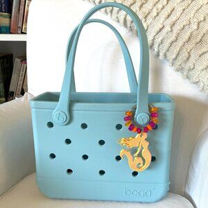 Mermaid Bogg Hanging Charm-Mermaid Silicone Bead Bogg Charm-New